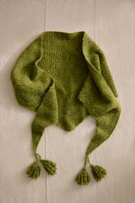 Tasseled Triangle Scarf