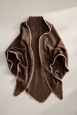 Border Stitch Oversized Scarf
