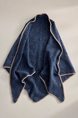 Border Stitch Oversized Scarf