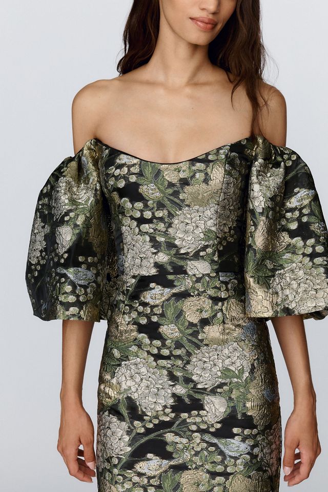 Katie May Elysia Brocade Gown | Anthropologie