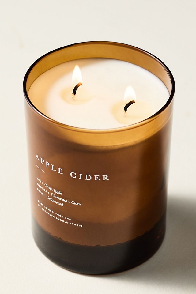 Brooklyn Candle Studio Fruity Apple Cider Glass Jar Candle #2