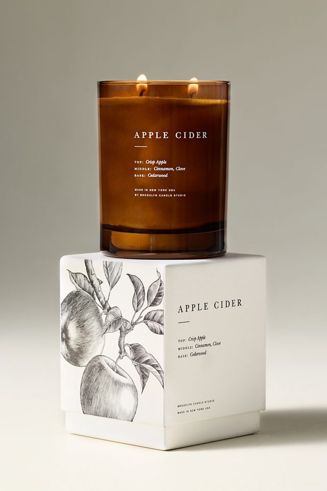 Brooklyn Candle Studio Fruity Apple Cider Glass Jar Candle #3