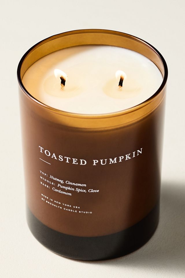 Brooklyn Candle Studio Gourmand Toasted Pumpkin Glass Jar Candle #2