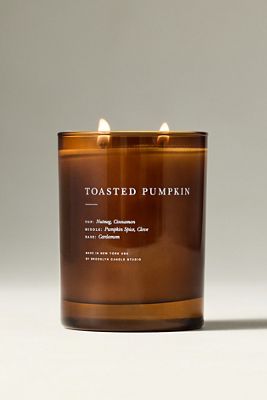 Brooklyn Candle Studio Gourmand Toasted Pumpkin Glass Jar Candle