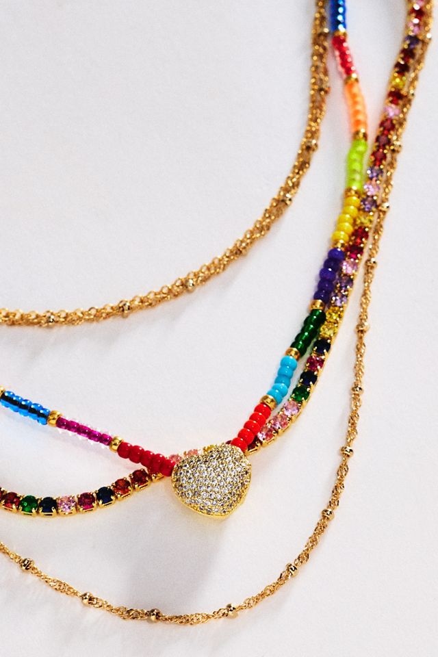 Venessa Arizaga Sweetheart Sparkle Necklace #1