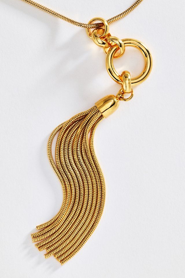 Lady Grey Cleo Tassel Pendant Necklace #1