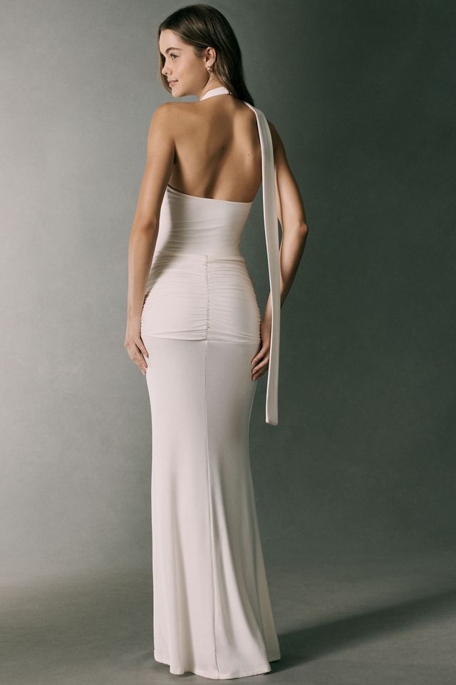 Reformation Serena Halter Knit Maxi Dress #2
