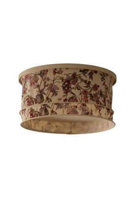 Tulip Hand-Stitched Cotton Drum Magnetic Slip Shade