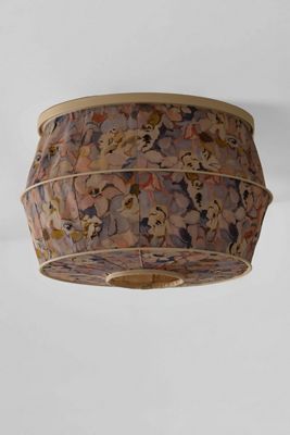Tulip Hand-Stitched Cotton Gem Magnetic Flush Mount Cover Slip Shade