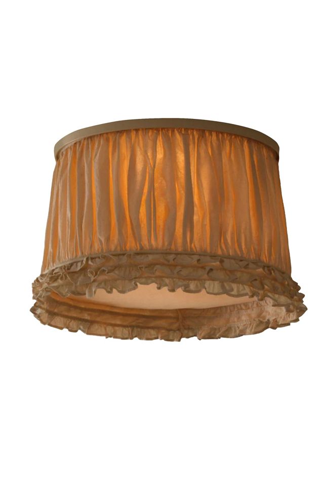 Tulip Hand-Stitched Cotton Lamp Magnetic Slip Shade #1