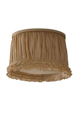 Tulip Hand-Stitched Cotton Lamp Magnetic Slip Shade
