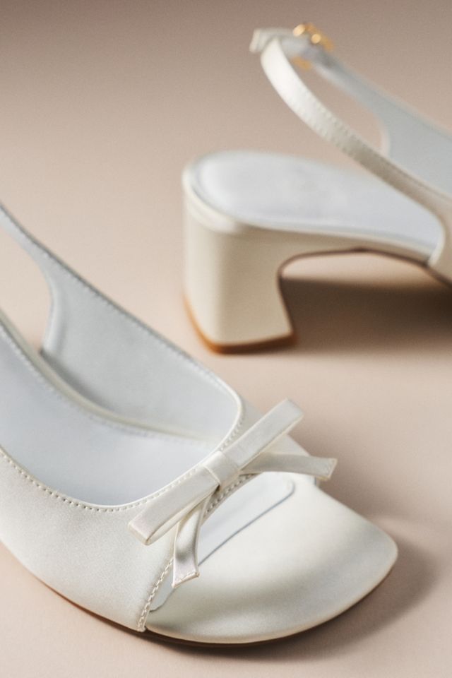 Forever Soles Cleo Slingback Block Heels #1