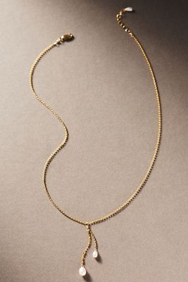 Adorn Pili Iris Gold and Pearl Necklace