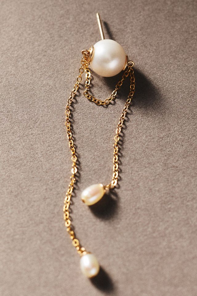 Adorn Pili Juls Fine Pearl Stud Earrings #2