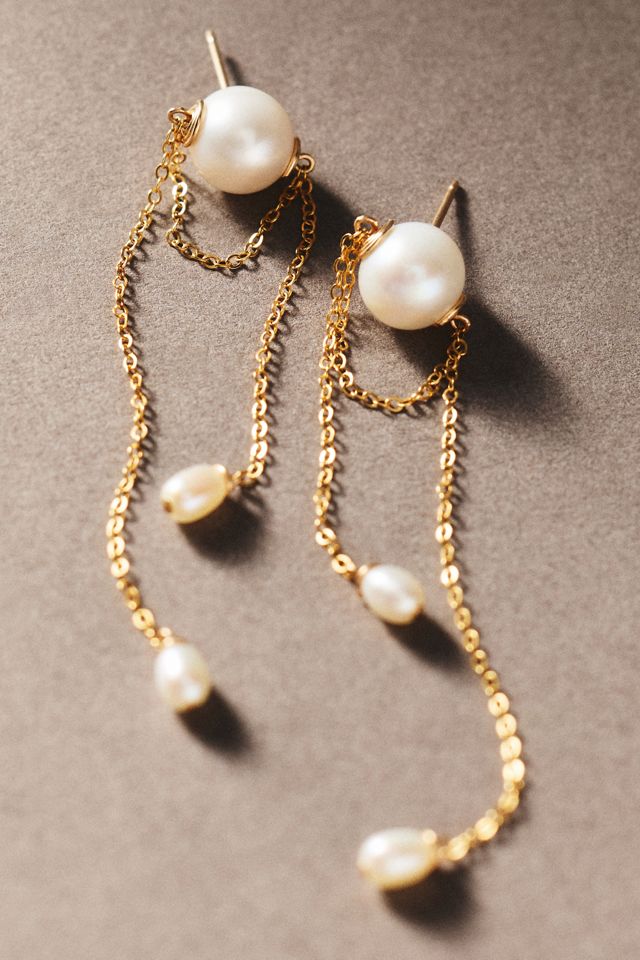 Adorn Pili Juls Fine Pearl Stud Earrings #1