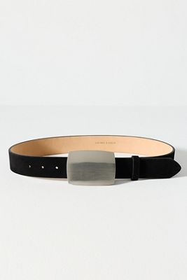 Laurel & Gold Addison Plaque Buckle Belt