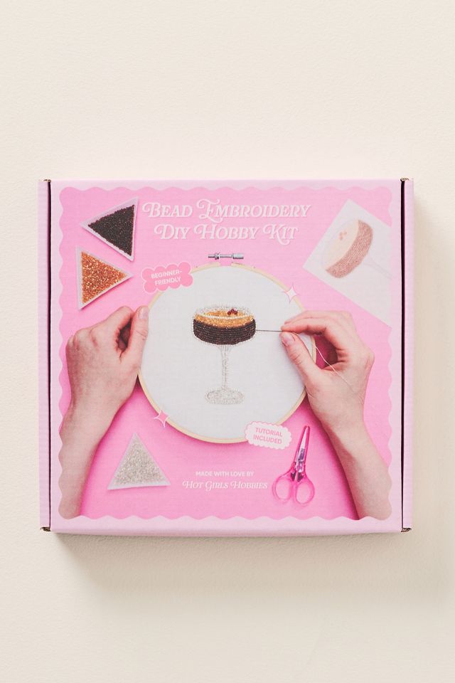 Hot Girls Hobbies Bead Embroidery DIY Hobby Kit #1