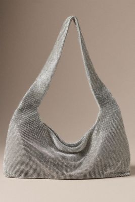 Urban Expressions Slouchy Rhinestone Shoulder Bag