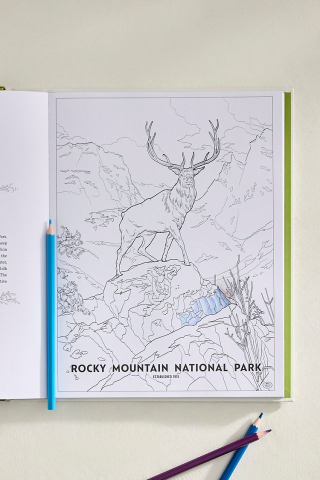 The Art of the National Parks Coloring Book Kit #1
