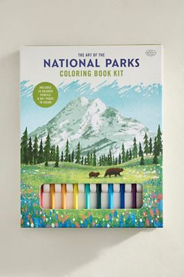 The Art of the National Parks Coloring Book Kit