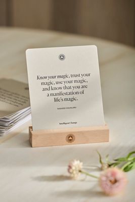 Manifestation Reminders Quote Cards + Stand