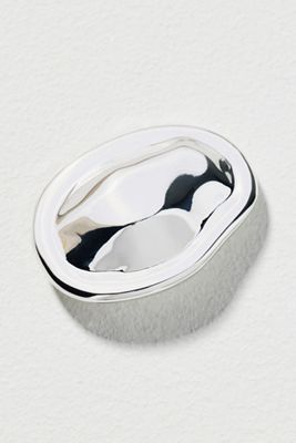 Ettika Oval Luxe Silver Hair Barrette