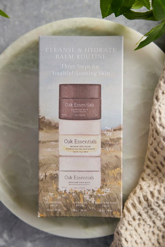 Terrain Oak Essentials Cleanse + Hydrate Balm Routine #1