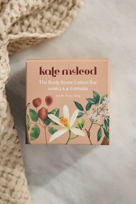 Kate McLeod Stone Lotion Bar, Vanilla + Copaiba 