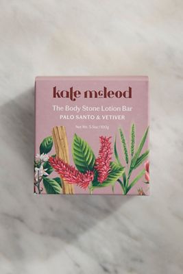 Kate McLeod Stone Lotion Bar, Palo Santo + Vetiver