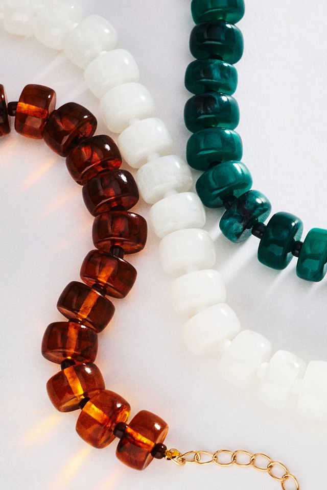 By Anthropologie Bowie Necklace, Small Beads #1