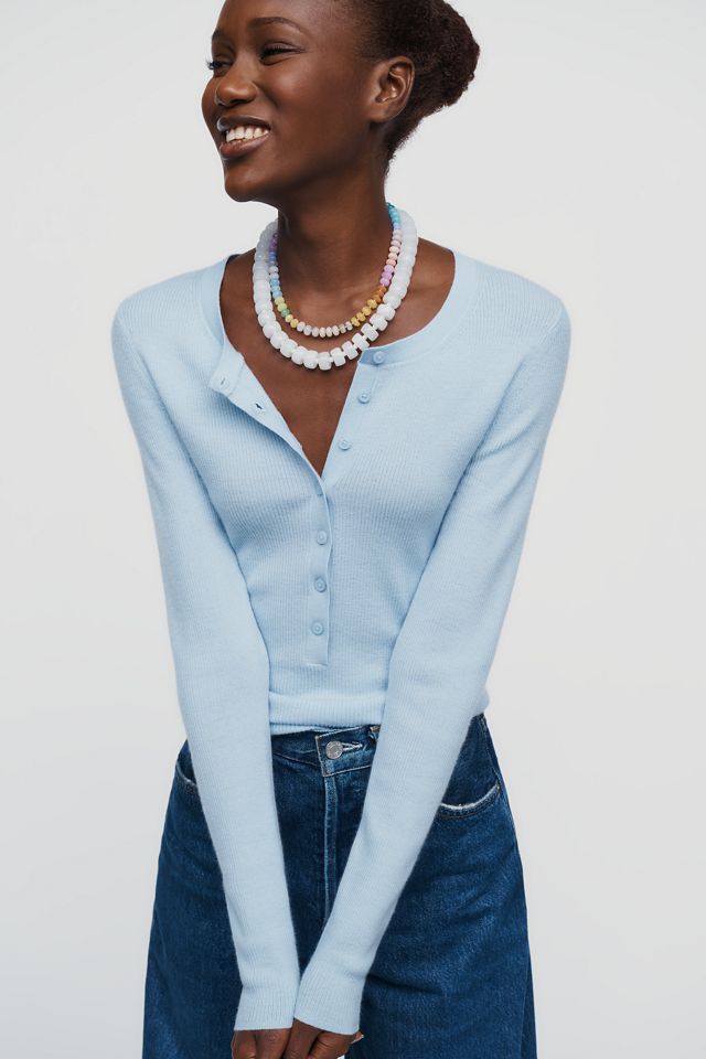 By Anthropologie Bowie Necklace, Small Beads #1