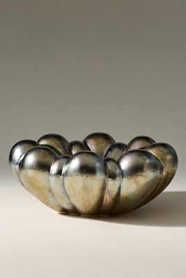 Chrome Floral Vessel