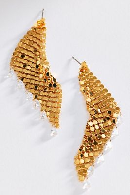 By Anthropologie Chainmail Drop Earrings