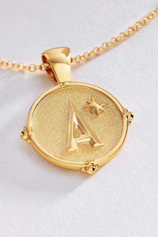 Jane Win Initial Pendant Necklace #2