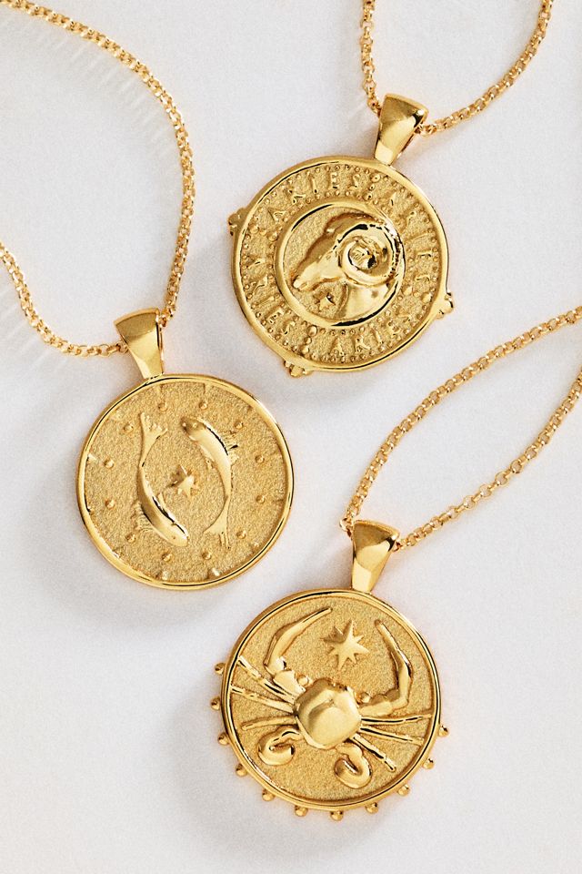 Jane Win Zodiac Pendant Necklace #1