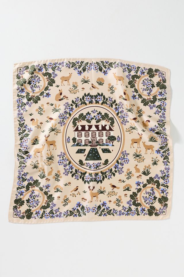 Maison Lecomte Flament Retour de Foret 100% Silk Scarf #1