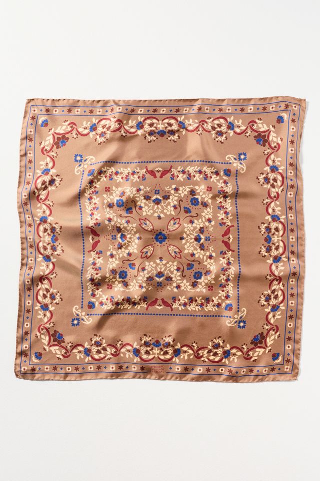 Maison Lecomte Flament Secrete Garden 100% Silk Scarf #1
