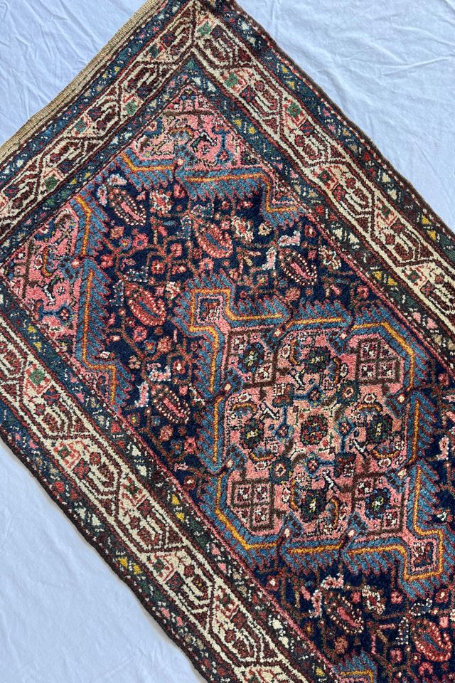Blue Parakeet Rugs Antique Persian Rug No. 4368 #1