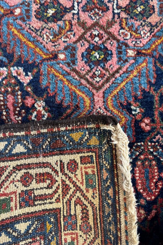 Blue Parakeet Rugs Antique Persian Rug No. 4368 #4