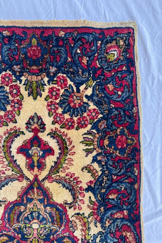 Blue Parakeet Rugs Antique Persian Rug No. 4174 #1
