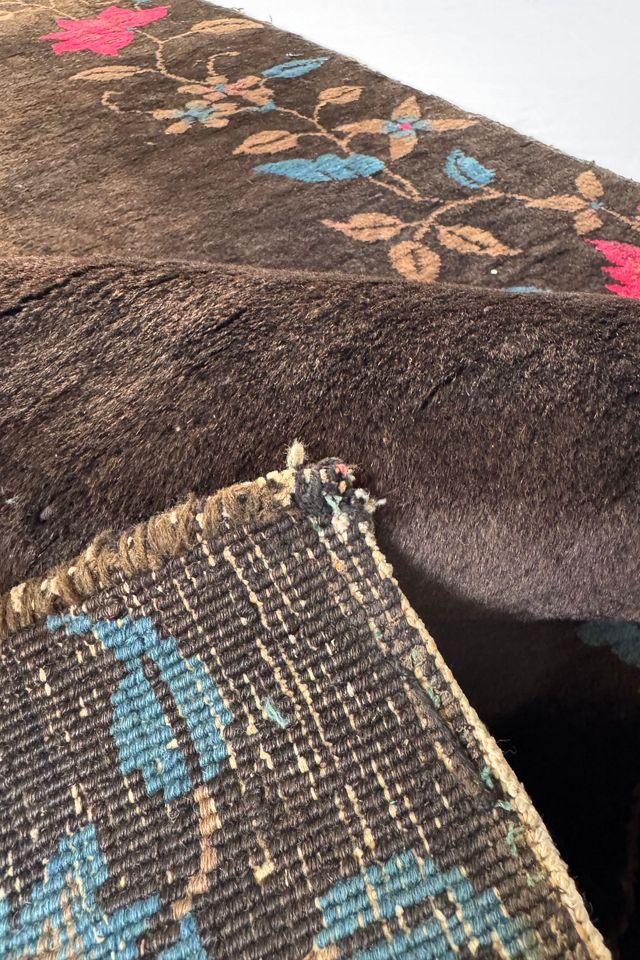 Blue Parakeet Rugs Antique  Persian Rug No. 4503 #4