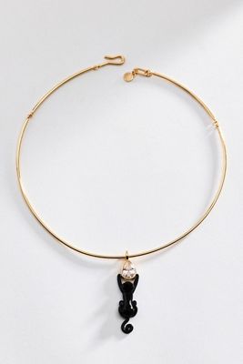 BaubleBar Cat Pendant Necklace