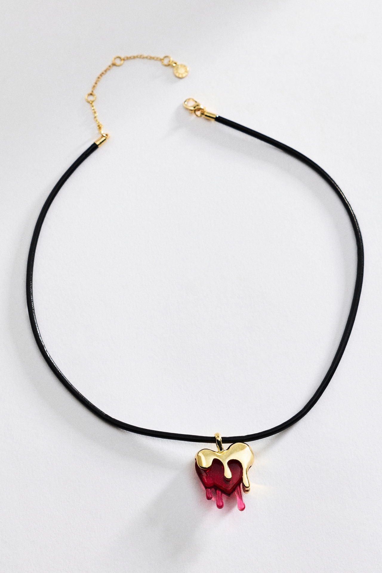 BaubleBar Heart Cord Necklace