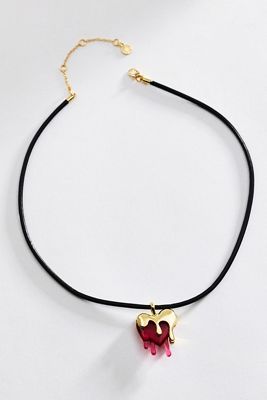 BaubleBar Heart Cord Necklace