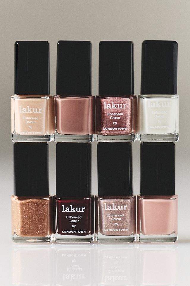LONDONTOWN Candy Cane Cuties 8-Piece Mini Nail Polish Set #1