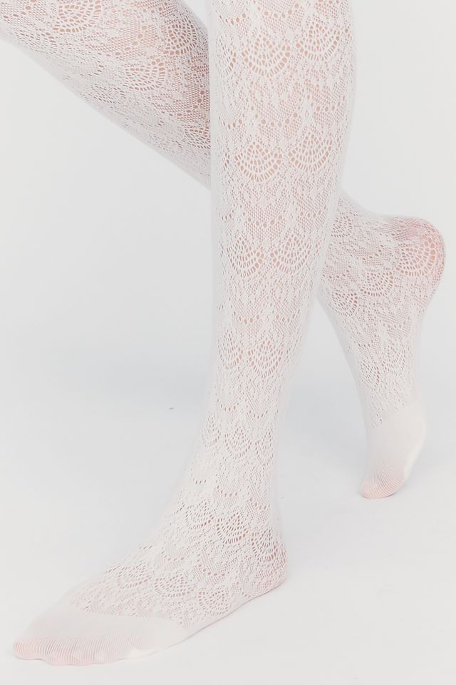 Stems Emilia Lace Tattoo Tights #1