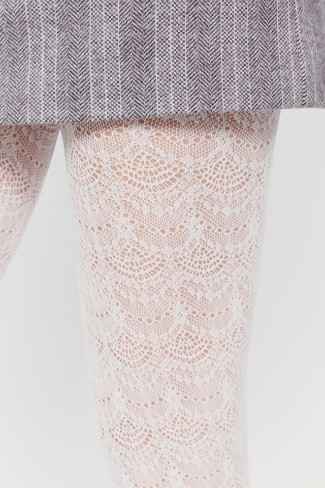 Stems Emilia Lace Tattoo Tights #3