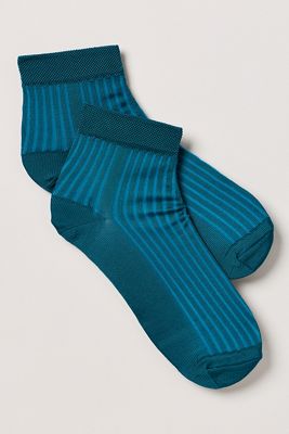Stems Silky Ribbed Quarter Socks