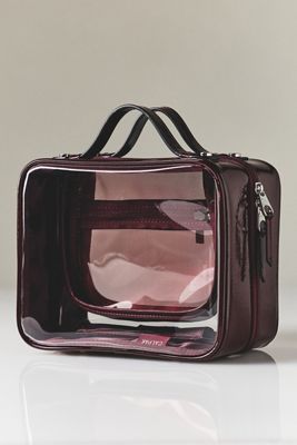 CALPAK Medium Clear Cosmetics Case