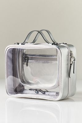 CALPAK Medium Clear Cosmetics Case